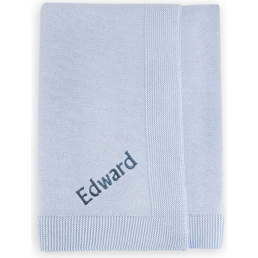 Personalized Knitted Baby Blanket