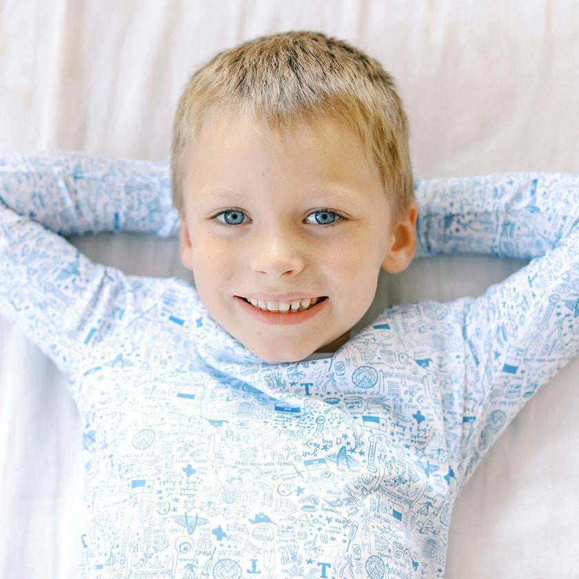 Dallas-Fort Worth Two Piece Kids Pajamas