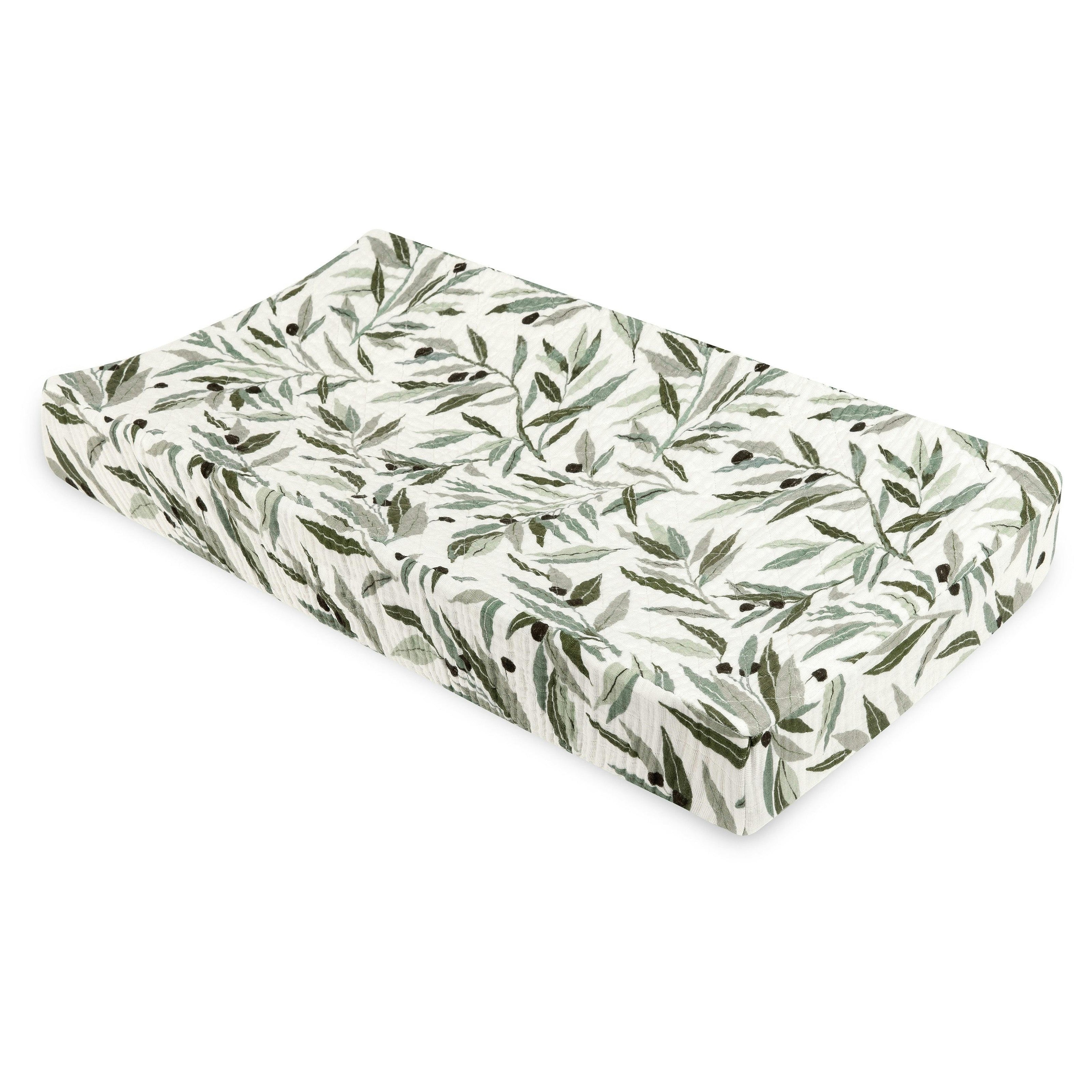 Babyletto Quilted Changing Pad Cover in GOTS Certified Organic Muslin Cotton