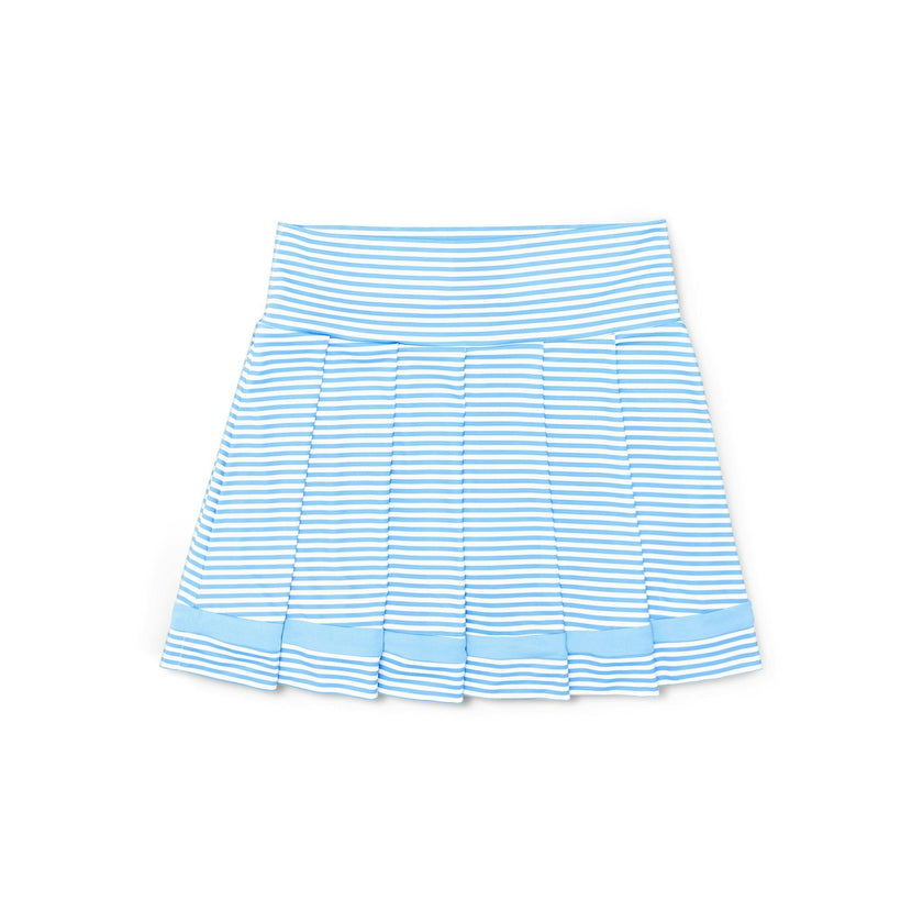 Trinity Tennis Skirt in Brighton Blue Stripe