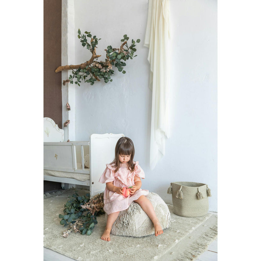 Mossy Rock Pouf