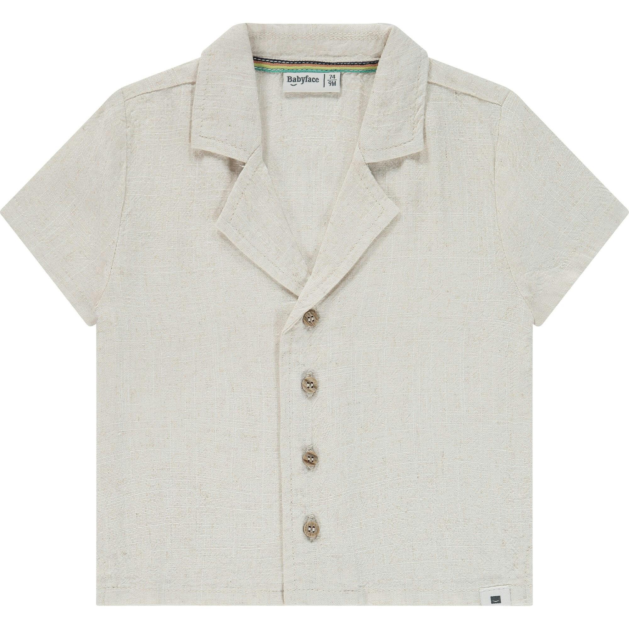 Linen Blend Button Up Shirt