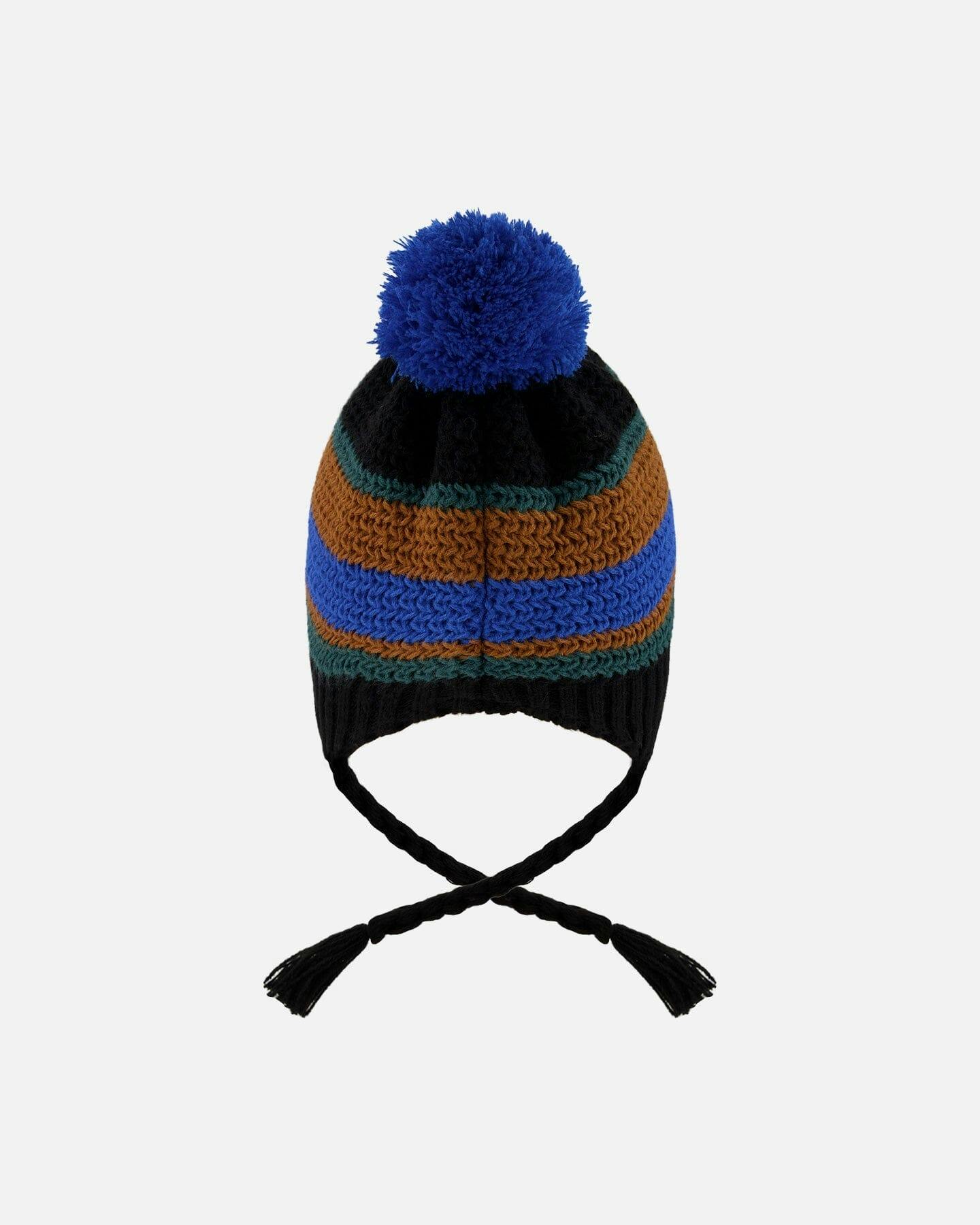 Lined Peruvian Knit Pompom Hat