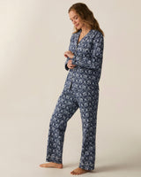 Women's Poplin Pajama Set in Innkeeper Trellis