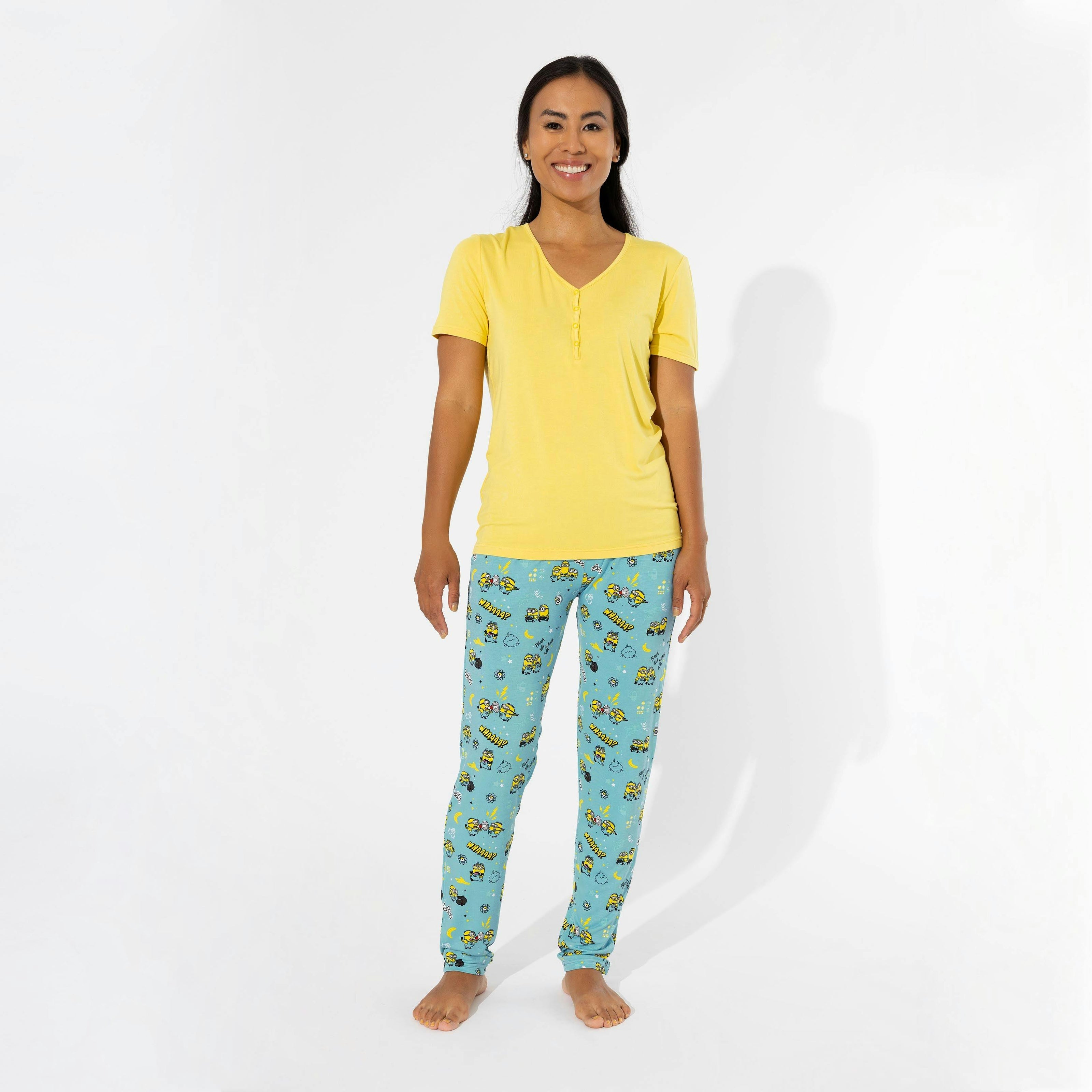 Minions Bello Banana Bamboo Women's Pajama Set