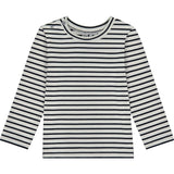 Henry Button Shoulder Long Sleeve Tee, Stripes