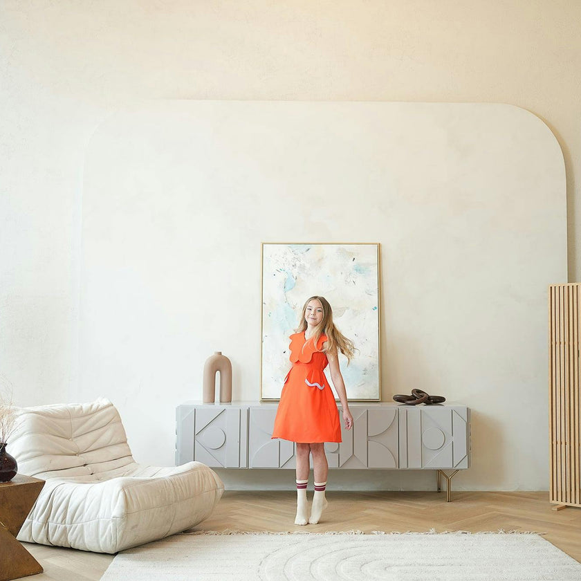 Colette Dress, Orange