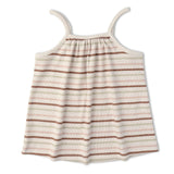 Organic Tank Top & Shorts Set - Terra Stripes