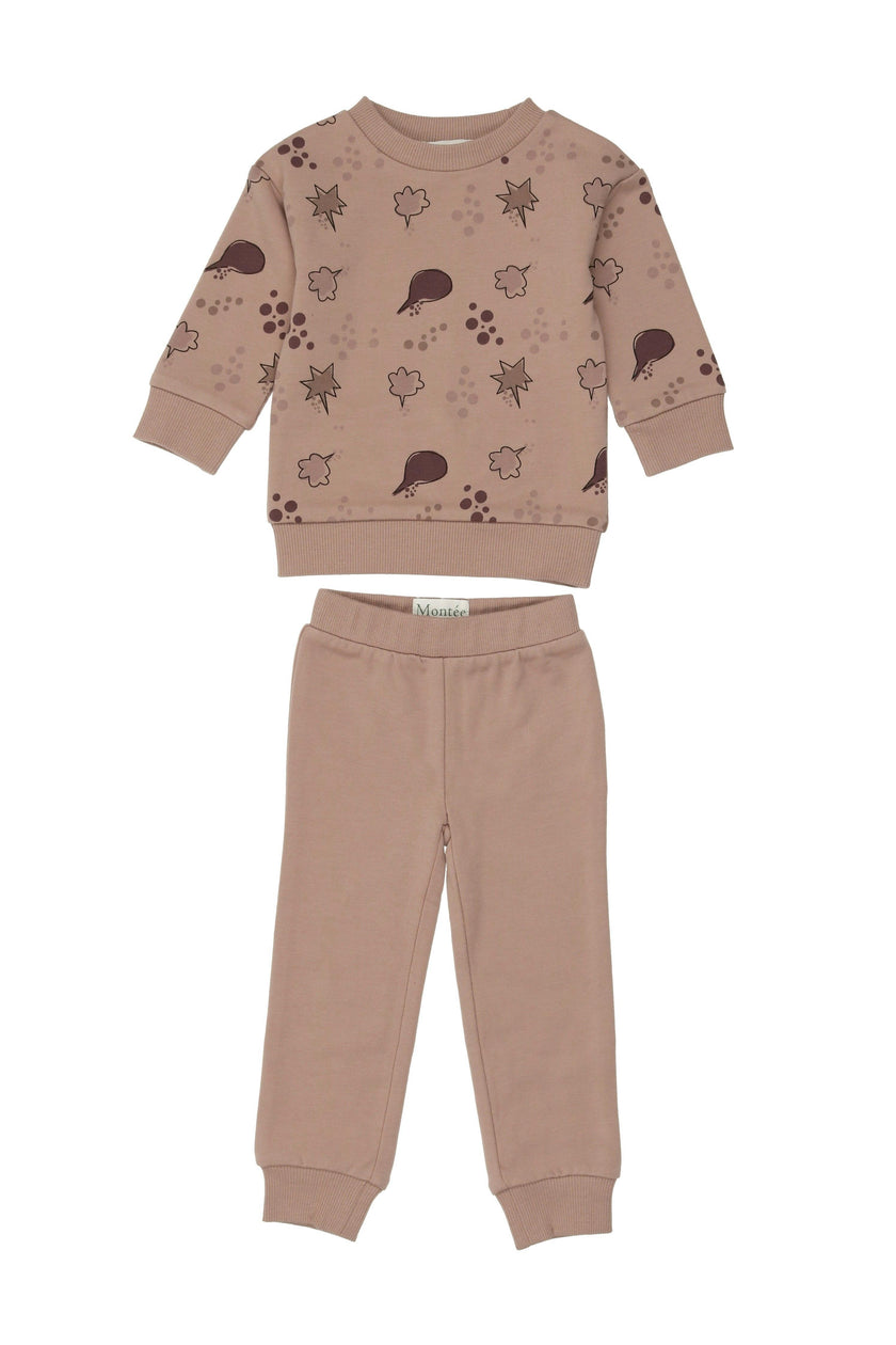 Girls Super Bubble Sweatshirt & Sweatpant 2-Piece Set
