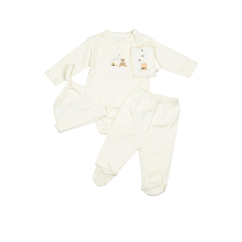 Embroidered Three Piece Set