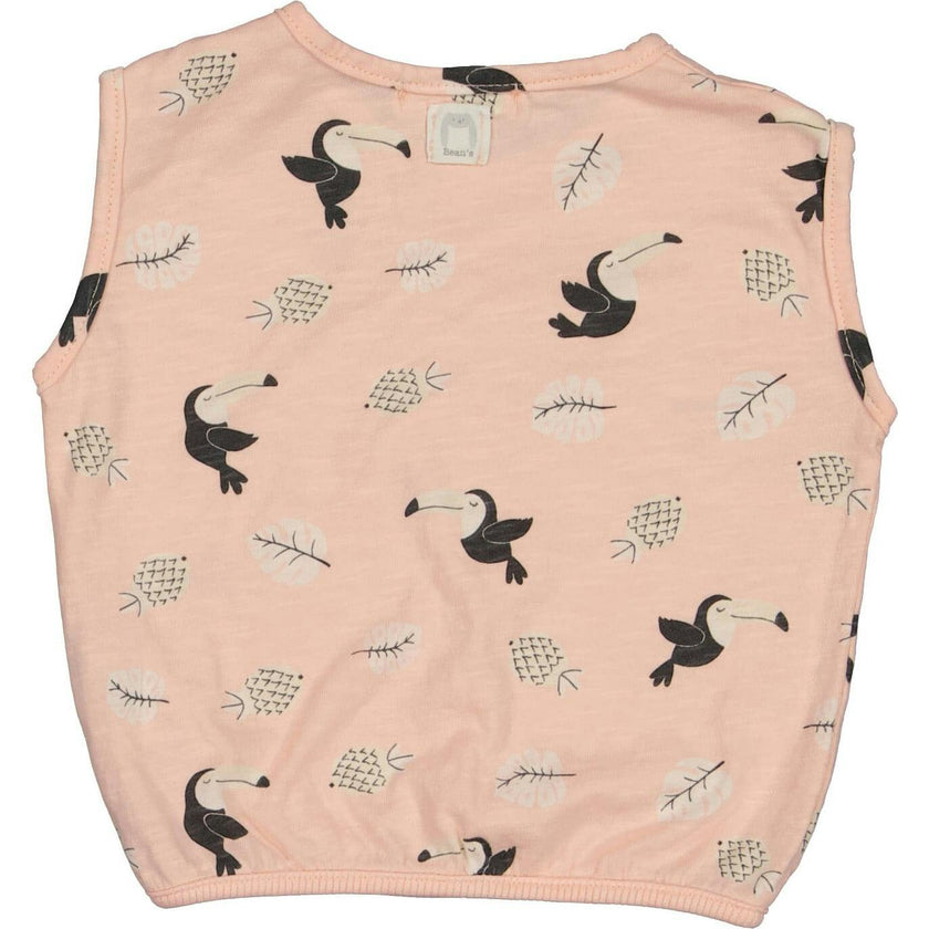 All-Over Print Sleeveless Top