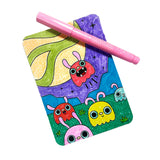 Undercover Art Hidden Pattern Coloring Activity Art Cards - Monster Aliens