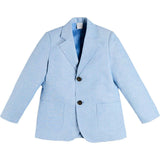 Plain Patch Pocket Blazer in Sky Blue (4- 10yrs)