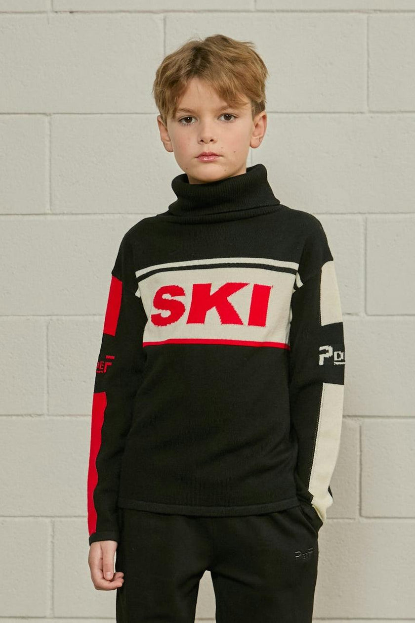 Alpine Ski Sweater in Wool Blend