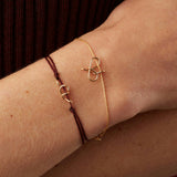 Initial Bracelet, 14k Yellow Gold Filled