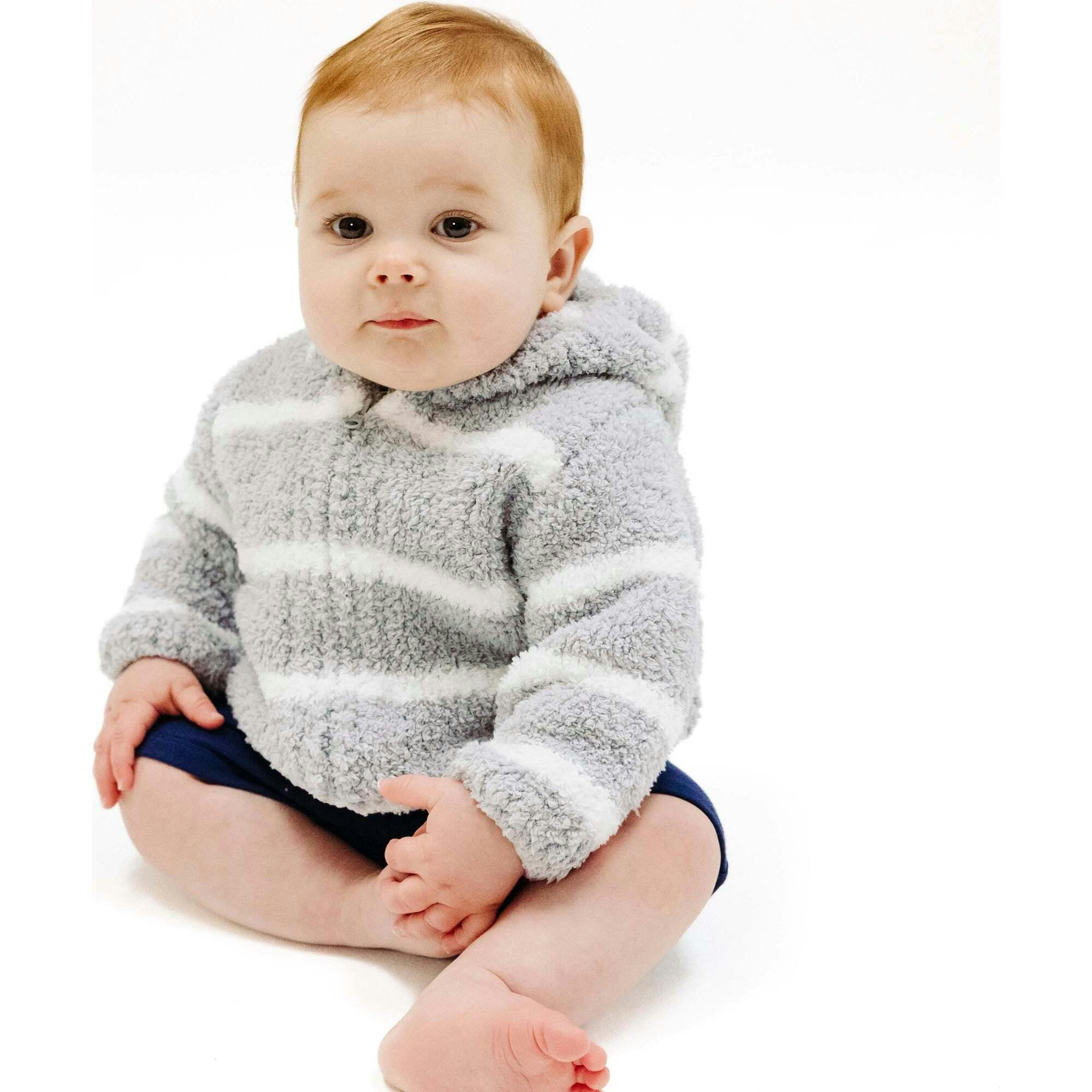Chenille - White Hooded Jacket
