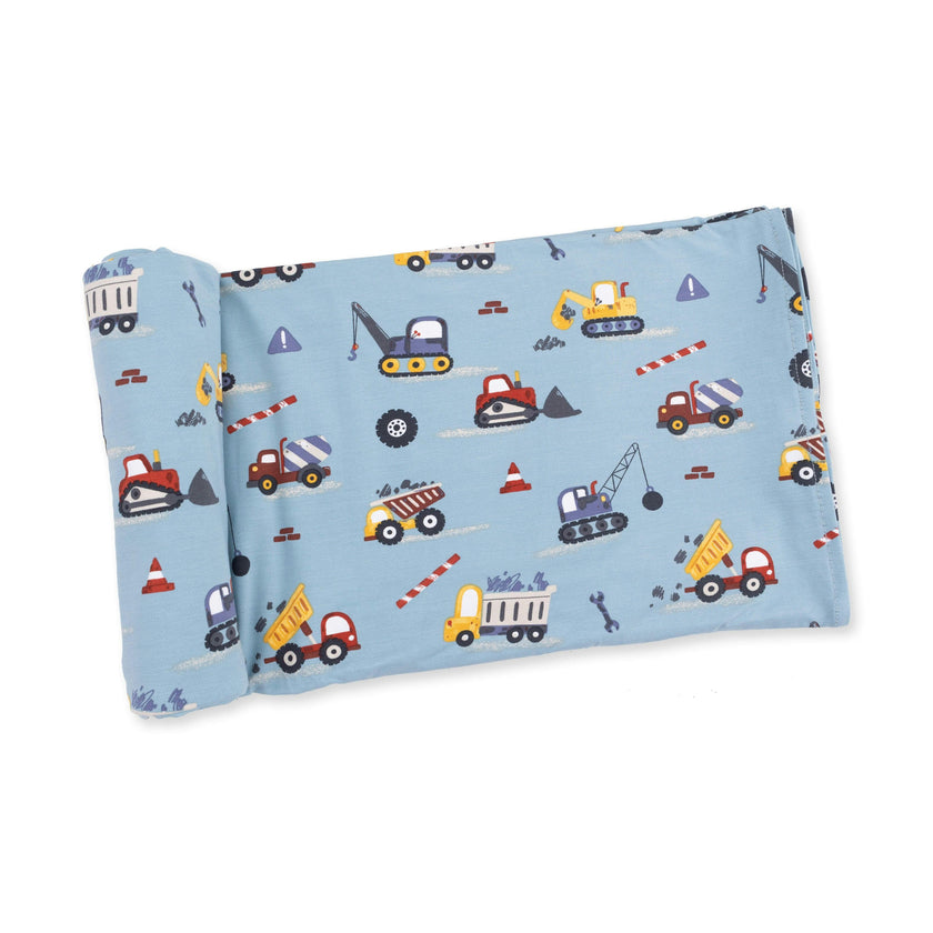 Crayon Construction - Swaddle Blanket