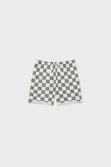 Cotton Sweat Short With Raw Hem