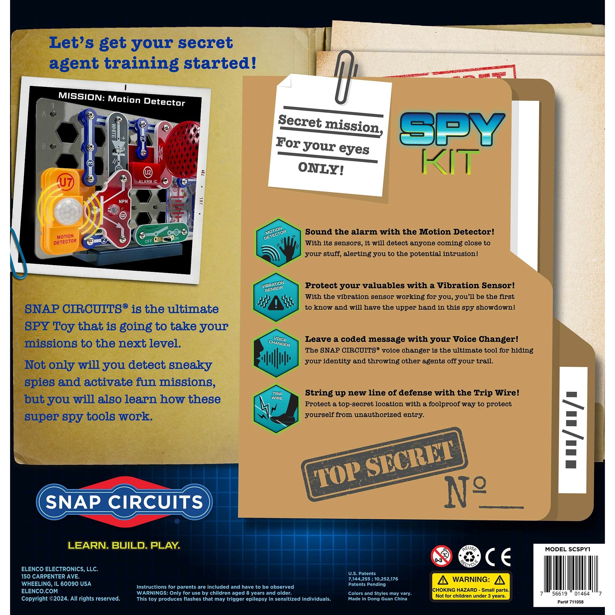 Snap Circuits: Spy Activity Kit