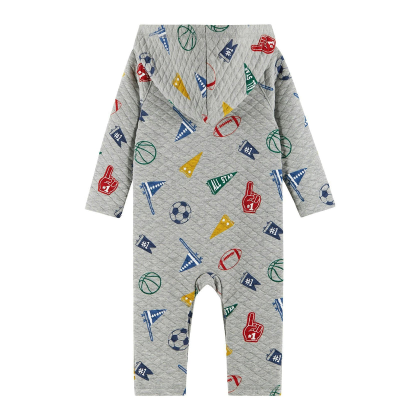 Infant Hooded Baby Romper