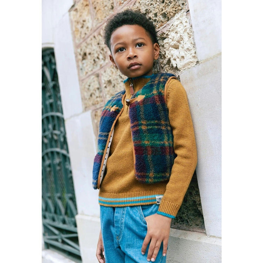 BONTON César Cotton Fleece Layering Vest