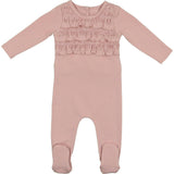 Ruffle Ruched Footie