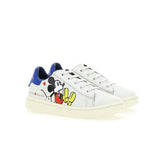 White Mickey Blue Tab Sneakers
