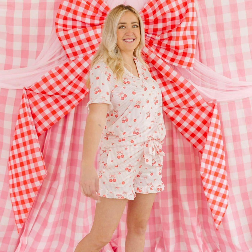 Cherry Bows Women's Lounge Set