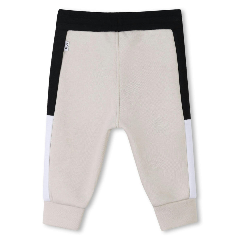 Sand Colorblock Jacket & Trousers Set