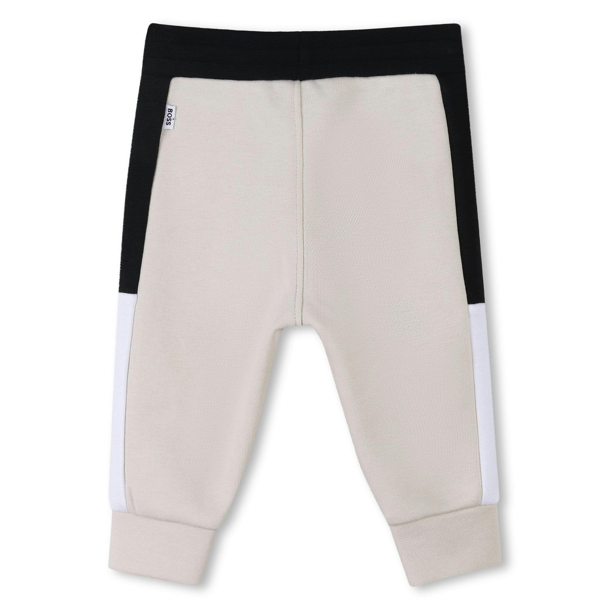 Sand Colorblock Jacket & Trousers Set