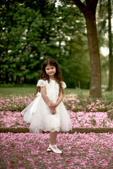 Premium French Lace Haute Couture White Dress