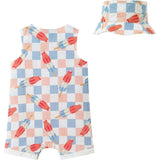 Infant Woven Romper & Hat