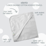 HARPER 3-Pack Hooded Towel
