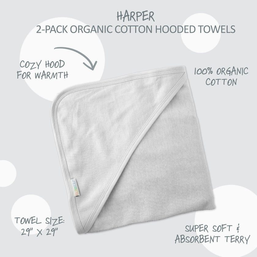 HARPER 3-Pack Hooded Towel