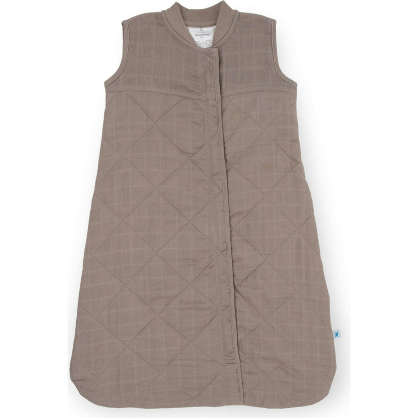 Cotton Muslin Quilted Sleep Bag - Mocha