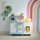 Teamson Kids Little Chef Hampton Wooden Play Kitchen With 17 Accessories