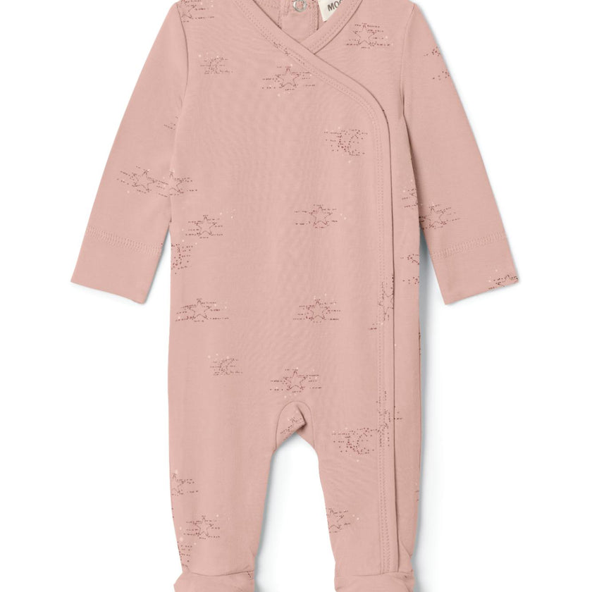 Stars Print Cotton Onesie Blossom
