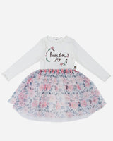 Embroidered Flower Tutu