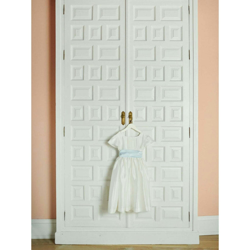 Ivory Emilie Silk Ceremony Girl Dress