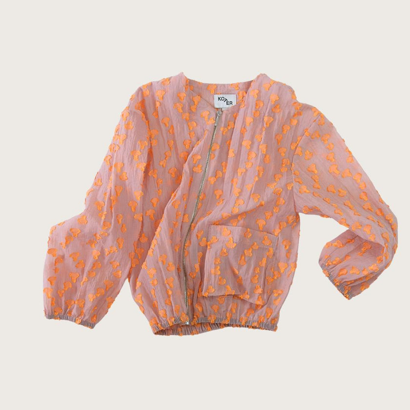 Koko Oversized Sheer Zip Jacket