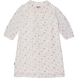 Clipdot Floral Peter Pan Collar 3/4 Sleeve Dress