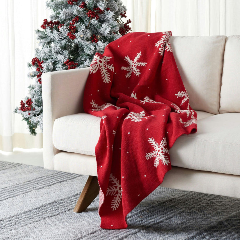Holiday Snow Throw