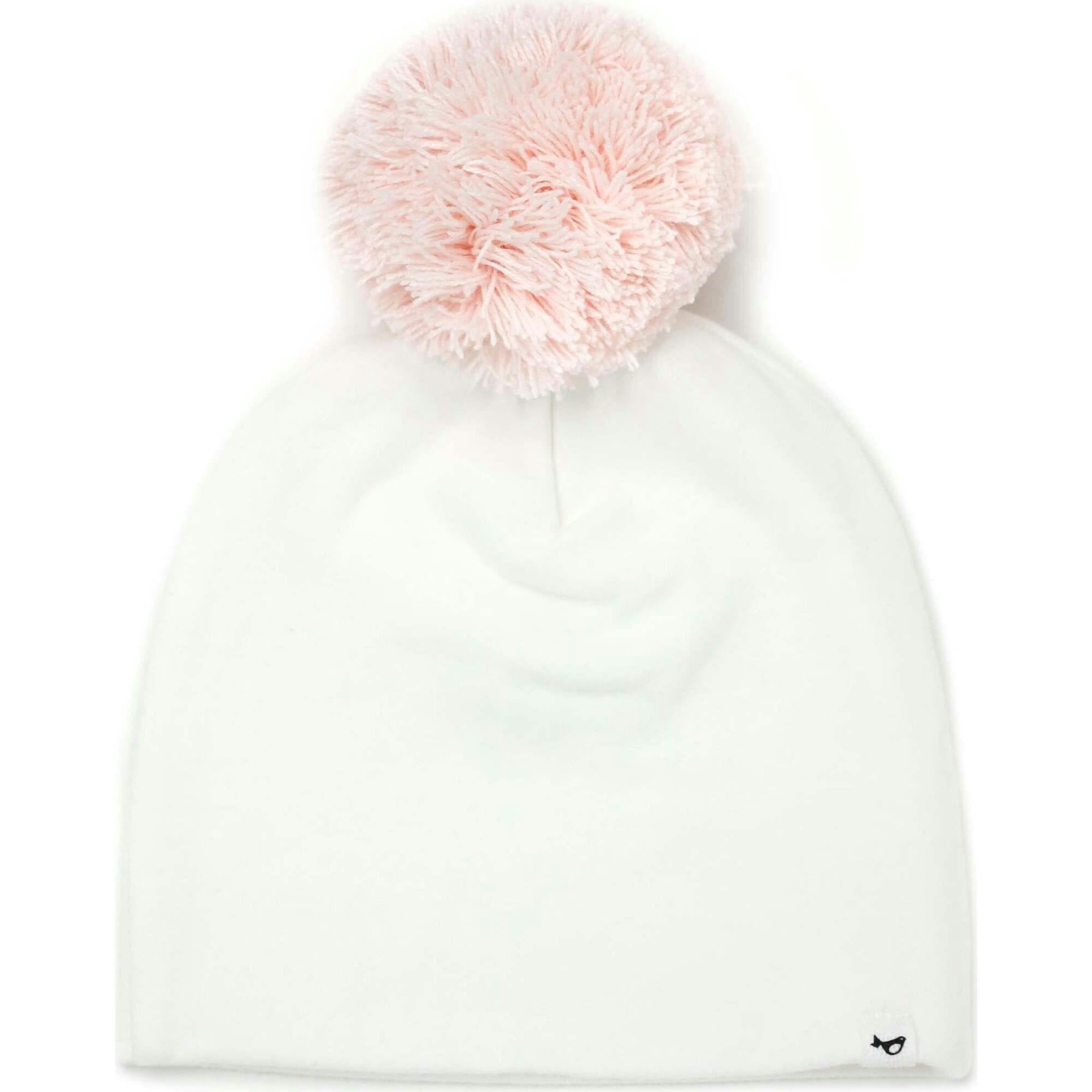Pale Pink Pom Hat