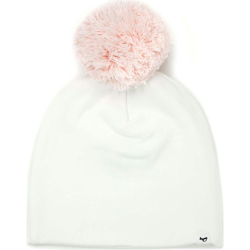 Pale Pink Pom Hat