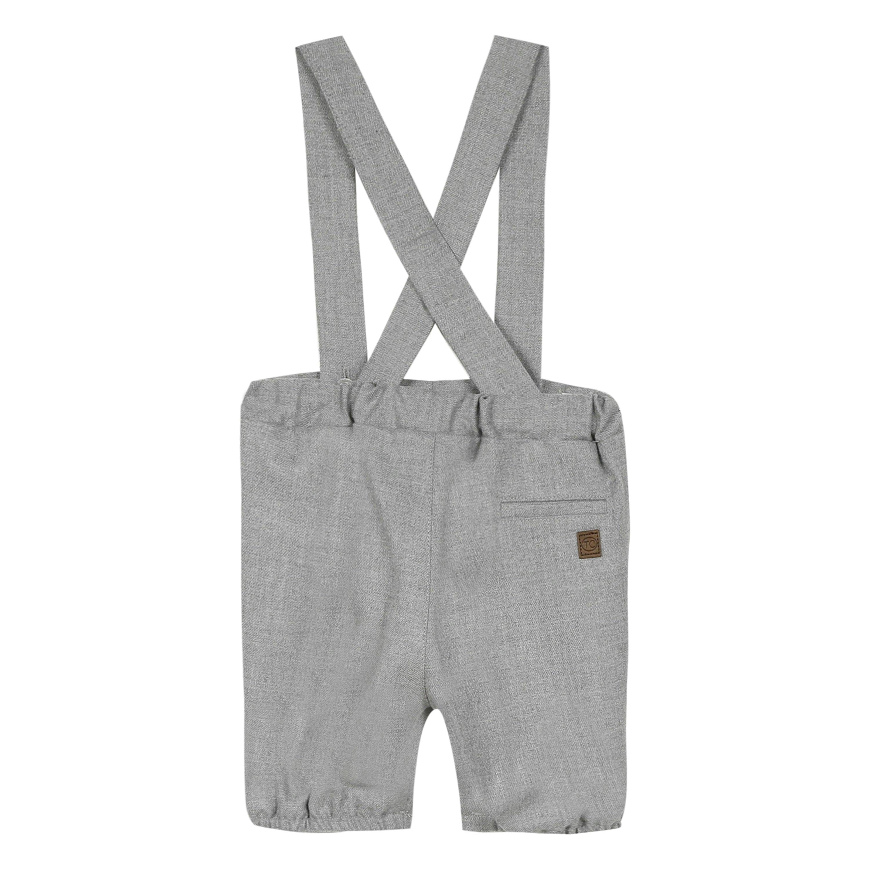 Marle Grey Suspender Pants  - FINAL SALE