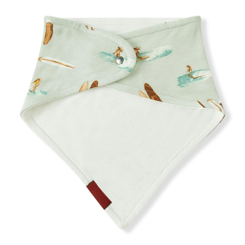 Vintage Surf Bamboo Three-Layer Kerchief Bib
