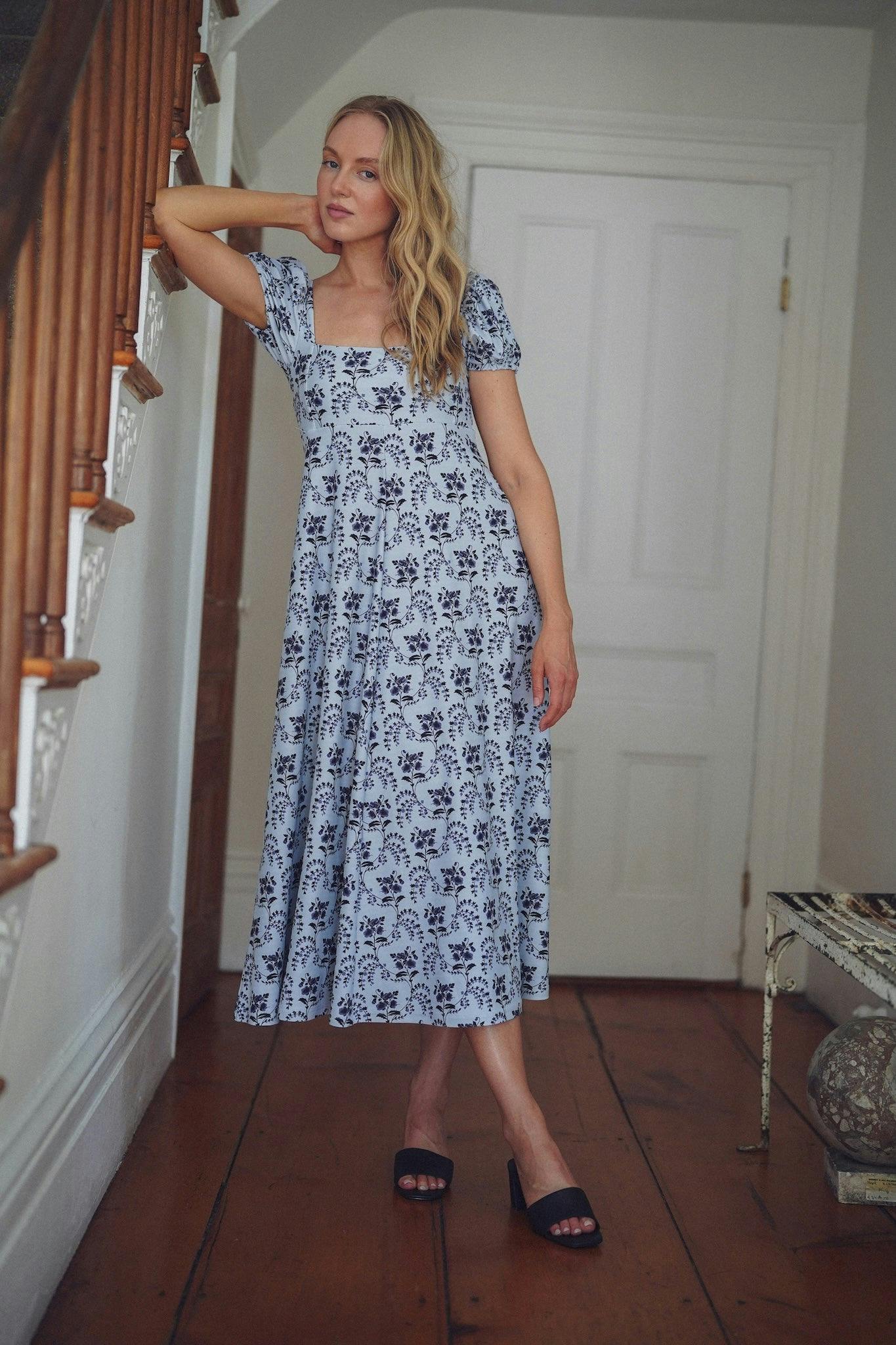 Rosalie Dress - Cornflower Parlour