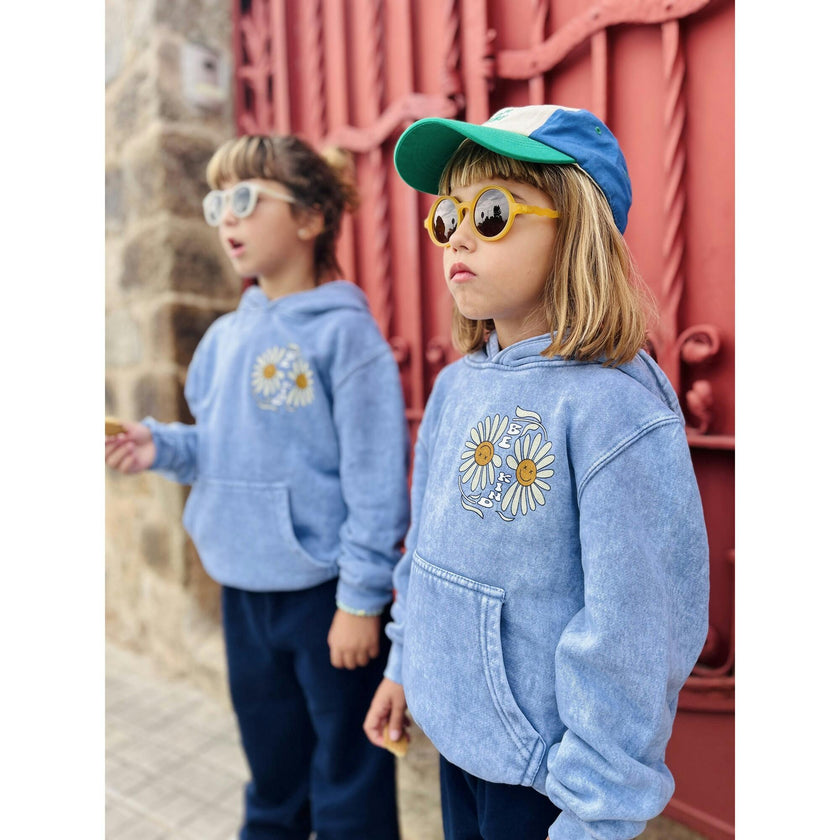 Kids Be Kind Hoodie-Washed blue-Unisex