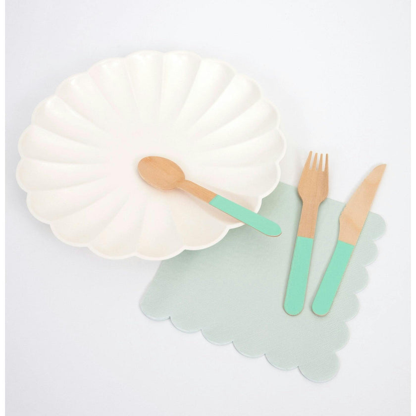 Mint Wooden Cutlery Set