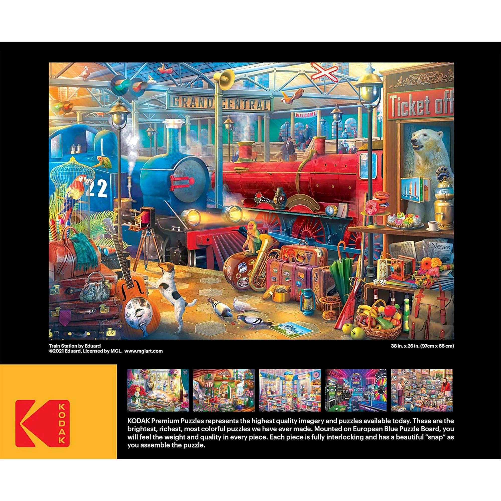 RoseArt: Train Station - 2000 Piece Puzzle